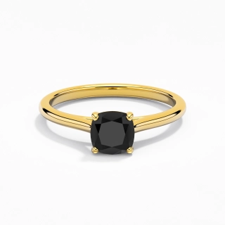 1.00ct Zircon cubique Bague de fiançailles Argent sterling 925