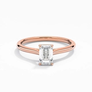 0.80ct Moissanite Engagement Ring 925 Sterling Silver