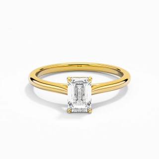 0.80ct Moissanite Engagement Ring 925 Sterling Silver