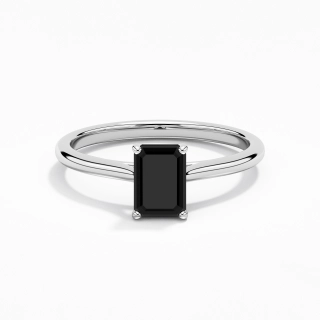 1.00ct Cubic Zirconia Engagement Ring 925 Sterling Silver