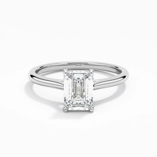 1.00ct Moissanite Engagement Ring 925 Sterling Silver