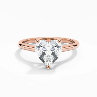 925 Sterling Silver Moissanite Engagement Ring