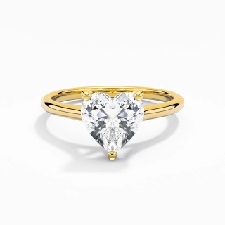 925 Sterling Silver Moissanite Engagement Ring