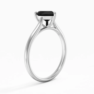 1.00ct Cubic Zirconia Engagement Ring 925 Sterling Silver