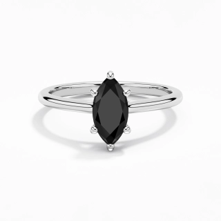1.00ct Cubic Zirconia Engagement Ring 925 Sterling Silver