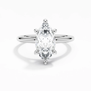 2.00ct Moissanite Engagement Ring 925 Sterling Silver