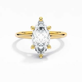 2.00ct Moissanite Engagement Ring 925 Sterling Silver