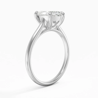 2.00ct Moissanite Engagement Ring 925 Sterling Silver