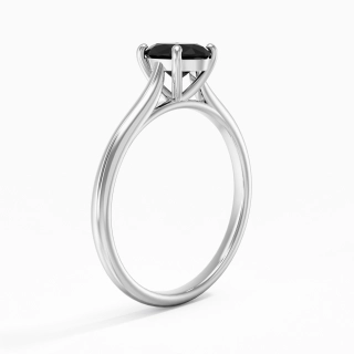1.00ct Cubic Zirconia Engagement Ring 925 Sterling Silver