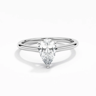 1.00ct Moissanite Engagement Ring Platinum