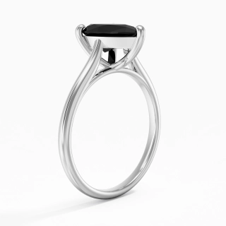 2.00ct Zircon cubique Bague de fiançailles Argent sterling 925