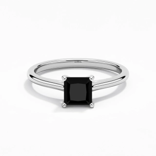1.00ct Cubic Zirconia Engagement Ring 925 Sterling Silver