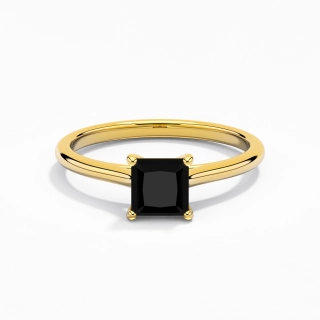 1.00ct Zircon cubique Bague de fiançailles Argent sterling 925