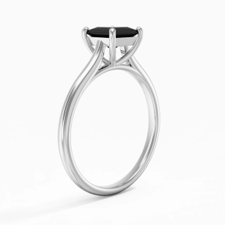 1.00ct Cubic Zirconia Engagement Ring 925 Sterling Silver