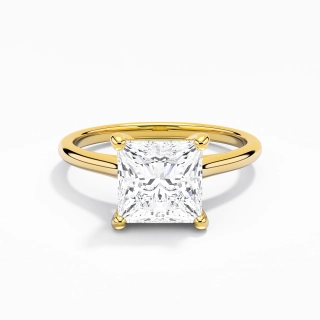 2.00ct Moissanite Engagement Ring 18K Gold