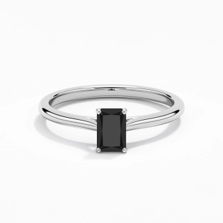 0.80ct Zircon cubique Bague de fiançailles Argent sterling 925