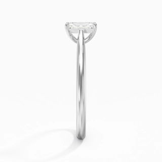 0.80ct Moissanite Engagement Ring 925 Sterling Silver