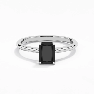 1.00ct Cubic Zirconia Engagement Ring 925 Sterling Silver