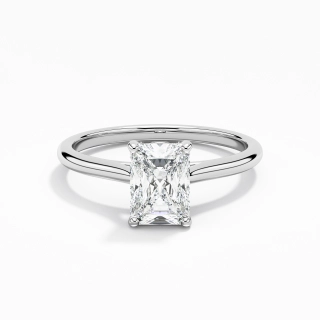 1.00ct Moissanite Engagement Ring 925 Sterling Silver