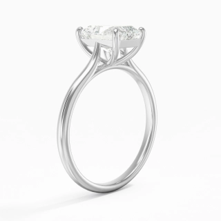 2.00ct Moissanite Engagement Ring 925 Sterling Silver