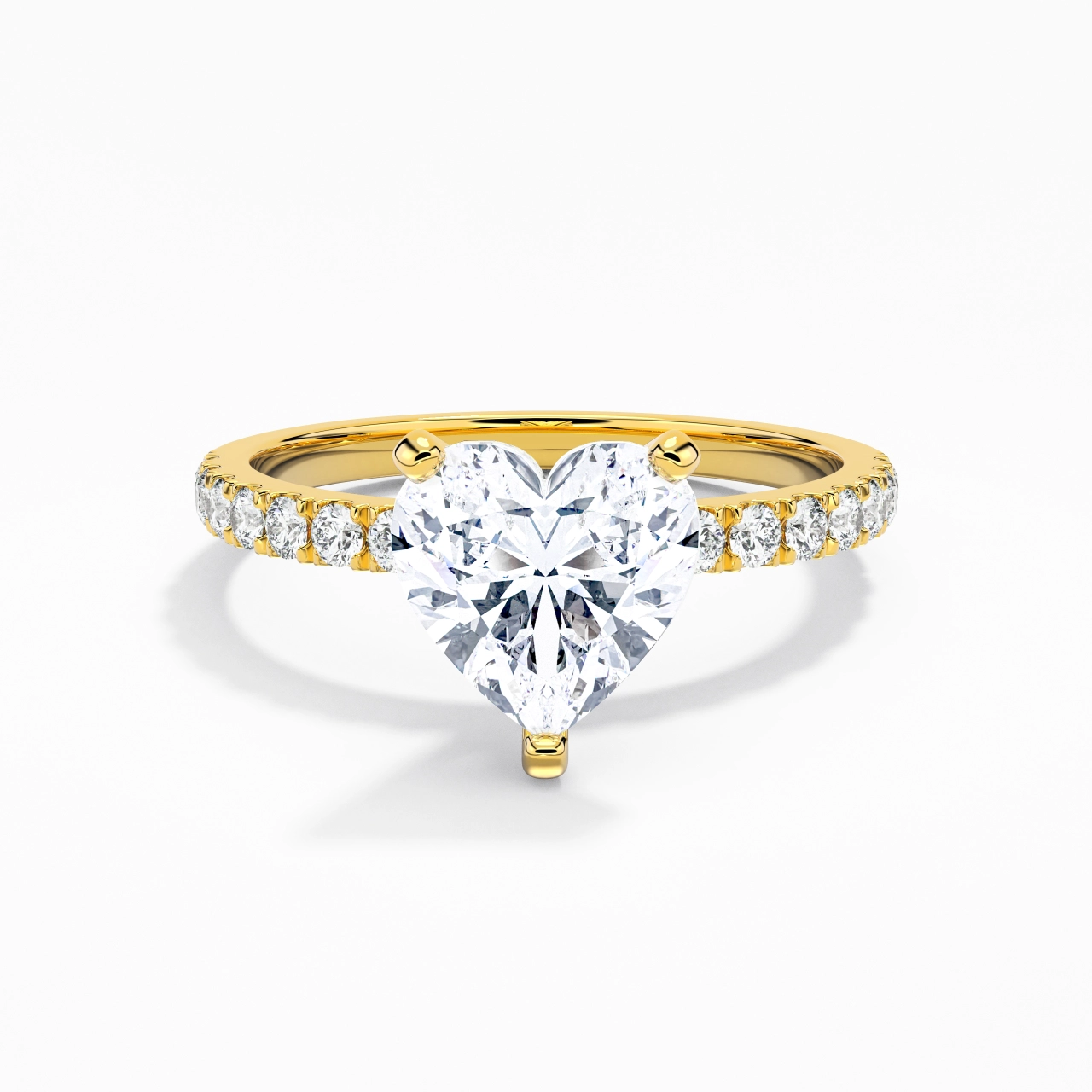 1.50ct Moissanite Bague de fiançailles Or 14 carats