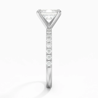 Classique Asscher 2.00ct Moissanite Bague de fiançailles