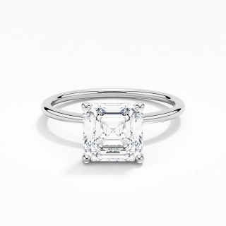 2.00ct Moissanite Engagement Ring 925 Sterling Silver