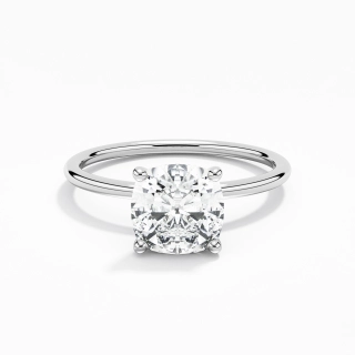 2.00ct Moissanite Bague de fiançailles Platine