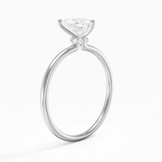 1.00ct Moissanite Engagement Ring Platinum