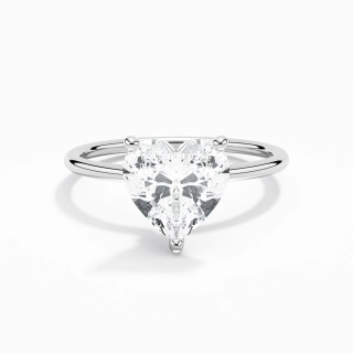 2.00ct Moissanite Engagement Ring Platinum