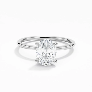 1.50ct Moissanite Engagement Ring Platinum