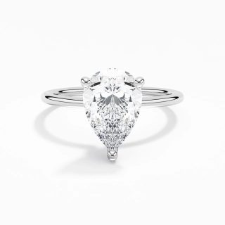 2.00ct Moissanite Engagement Ring Platinum