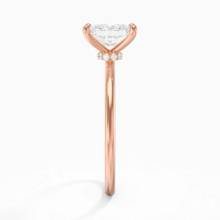 1.50ct Moissanite Engagement Ring 18K Rose Gold