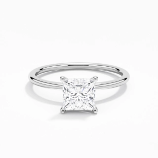 1.00ct Moissanite Engagement Ring 925 Sterling Silver