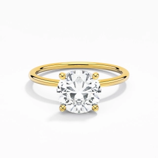 1.50ct Moissanite Engagement Ring 14K Gold