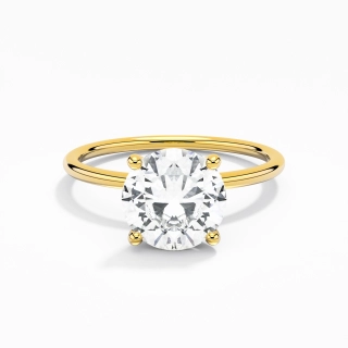 2.00ct Moissanite Engagement Ring 14K Gold