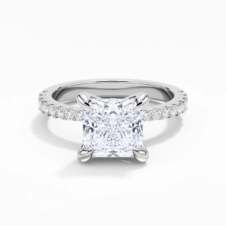 Glory Princess 2.00ct Moissanite Engagement Ring