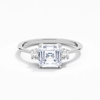 2.00ct Moissanite Engagement Ring 925 Sterling Silver