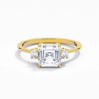 2.00ct Moissanite Engagement Ring 14K Gold