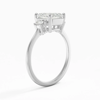 2.00ct Moissanite Engagement Ring 925 Sterling Silver