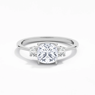 2.00ct Moissanite Engagement Ring 925 Sterling Silver