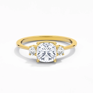 2.00ct Moissanite Engagement Ring 14K Gold