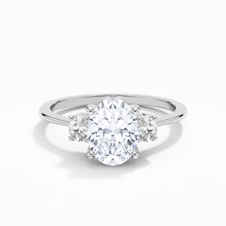 1.50ct Moissanite Engagement Ring 925 Sterling Silver