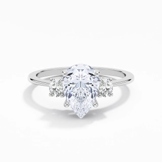 1.50ct Moissanite Engagement Ring 925 Sterling Silver