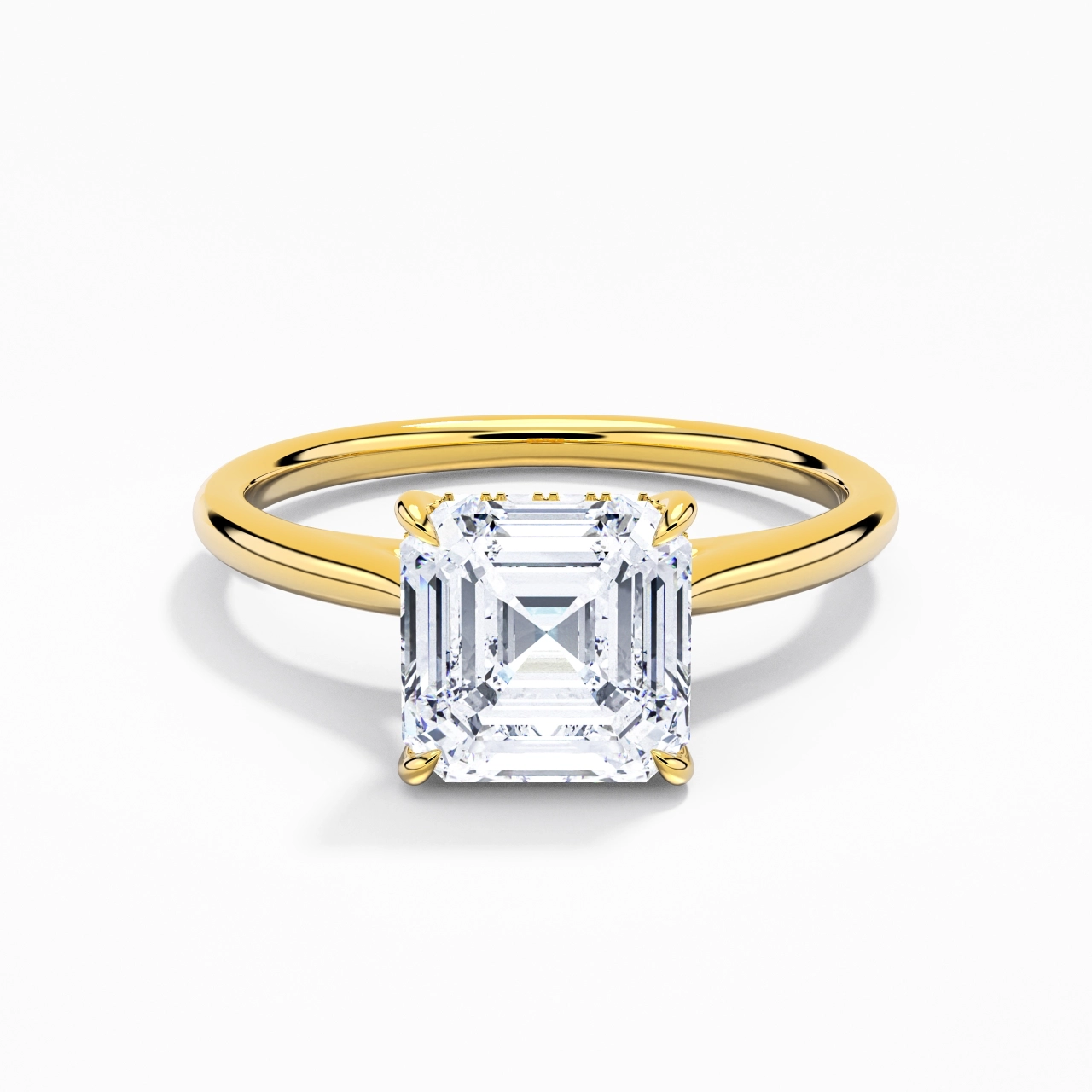 2.00ct Moissanite Bague de fiançailles Or 14 carats