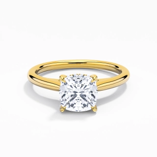 1.50ct Moissanite Engagement Ring 18K Gold