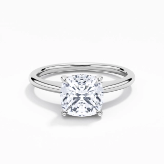 Timeless Cushion 2.00ct Moissanite Engagement Ring