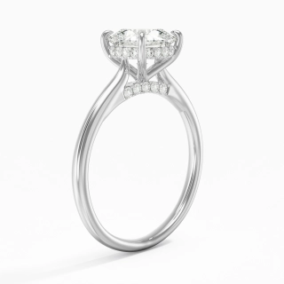 Timeless Cushion 2.00ct Moissanite Engagement Ring