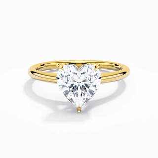 1.50ct Moissanite Bague de fiançailles Or 14 carats