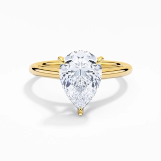 2.00ct Moissanite Engagement Ring 18K Gold